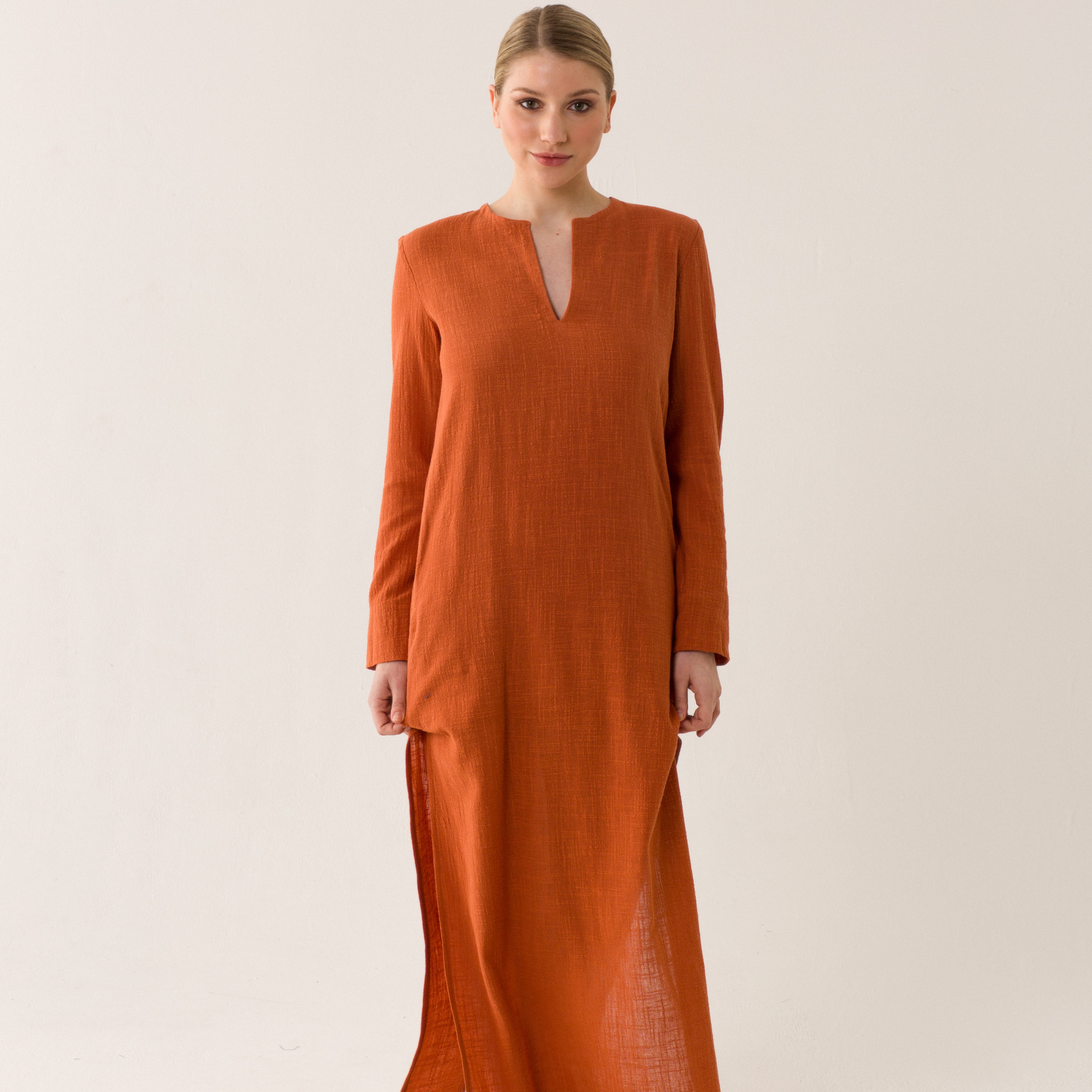 Платье женское JCOS ТС00020 оранжевое M