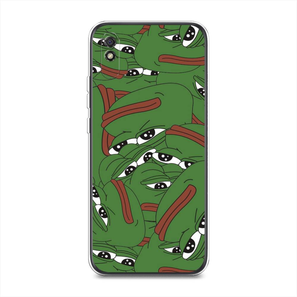 

Чехол Awog на Xiaomi Redmi 9A "Печальный frog", Разноцветный, 38950-9