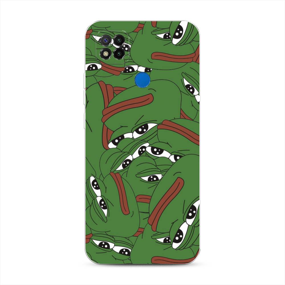 

Чехол Awog на Xiaomi Redmi 9C "Печальный frog", Разноцветный, 39050-9