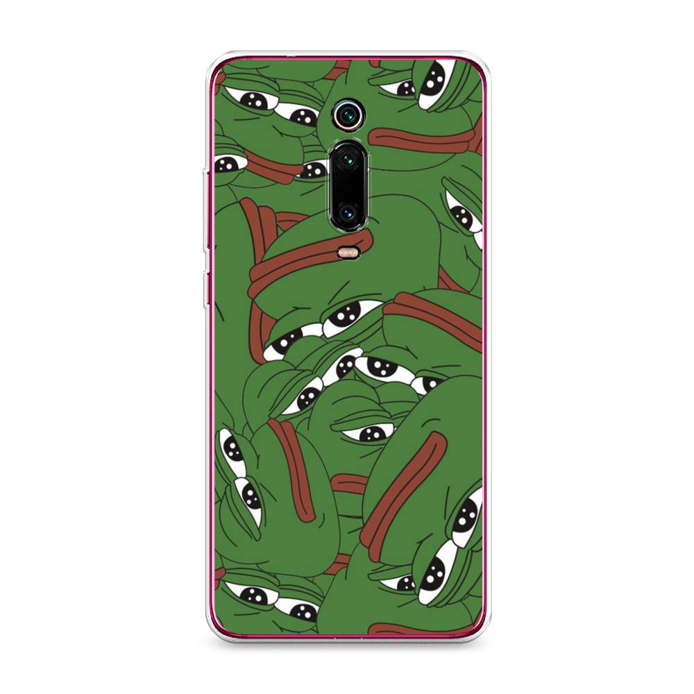 фото Силиконовый чехол "печальный frog" на xiaomi redmi k20 pro awog