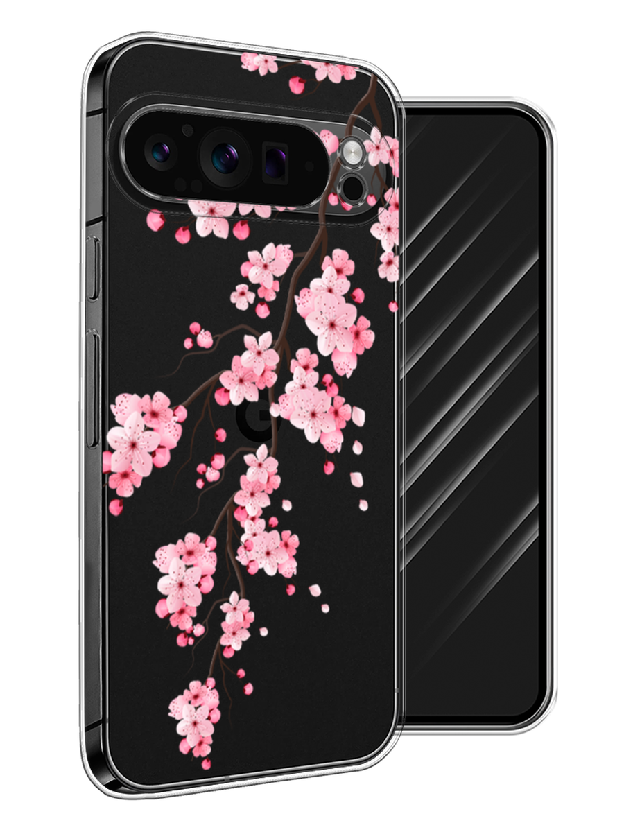 

Чехол Awog на Google Pixel 9 Pro "Розовая сакура", Розовый;белый;коричневый, 272050-1