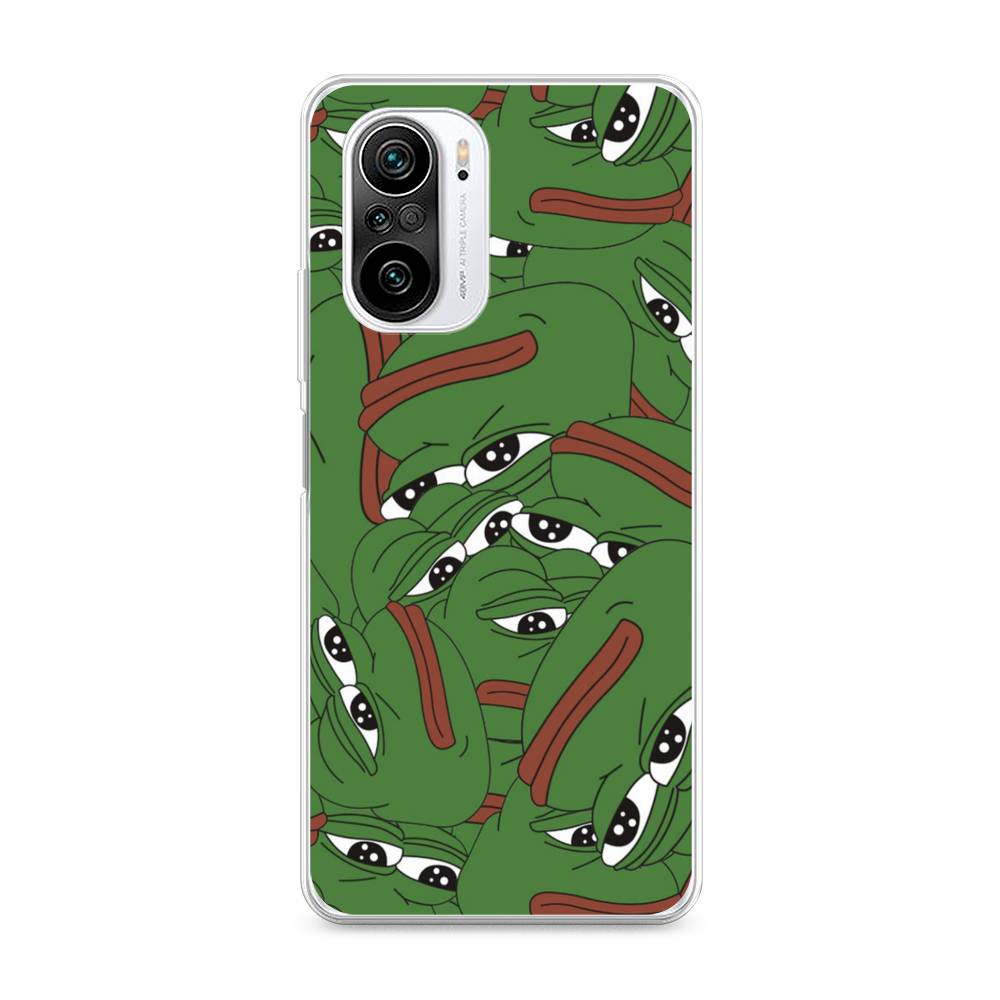 

Чехол Awog на Xiaomi Redmi K40 "Печальный frog", Разноцветный, 310950-9