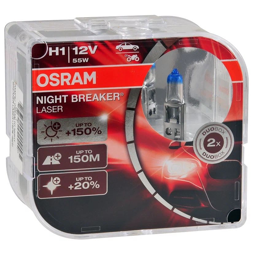 

Лампа 12V H1 55W P14,5s OSRAM NIGHT BREAKER LASER 64150NL-HCB