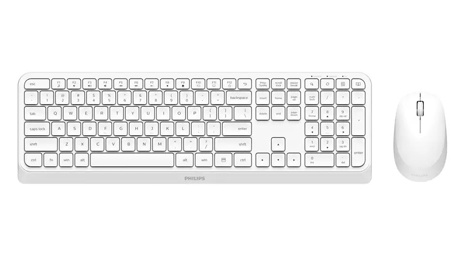 Комплект клавиатура и мышь Philips SPT6307W