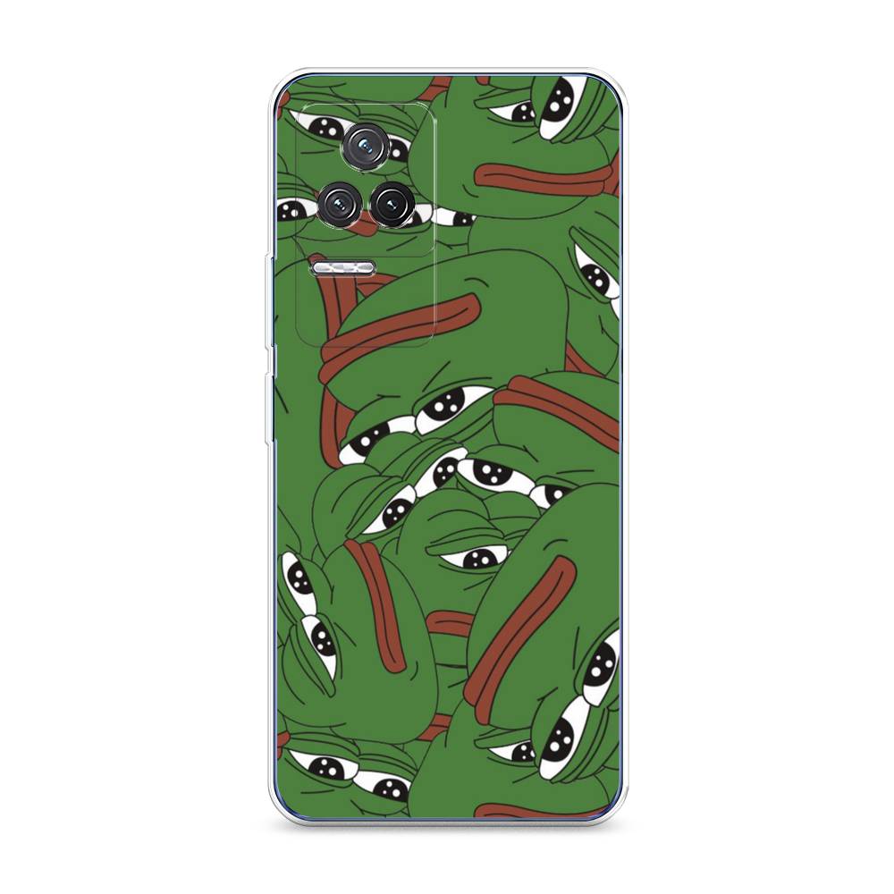 

Чехол Awog на Xiaomi Redmi K50 "Печальный frog", Разноцветный, 312250-9