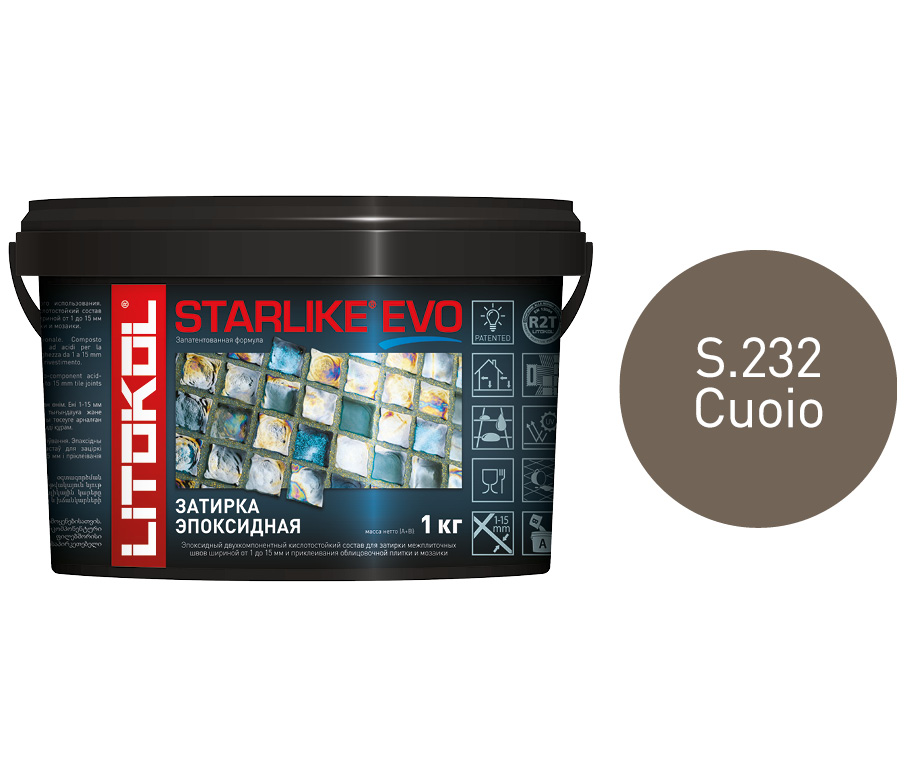 фото Затирка litokol starlike evo s.232 cuoio, 1 кг