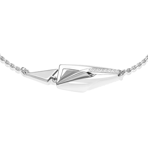 

Браслет из белого золота р. PLATINA jewelry 05-0767-00-401-1120, фианит, 05-0767-00-401-1120