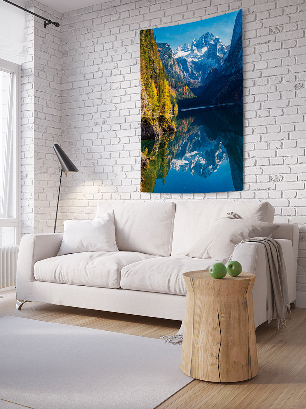 

Вертикальное фотопанно на стену JoyArty Озеро посреди гор 150x200 см, Озеро посреди гор