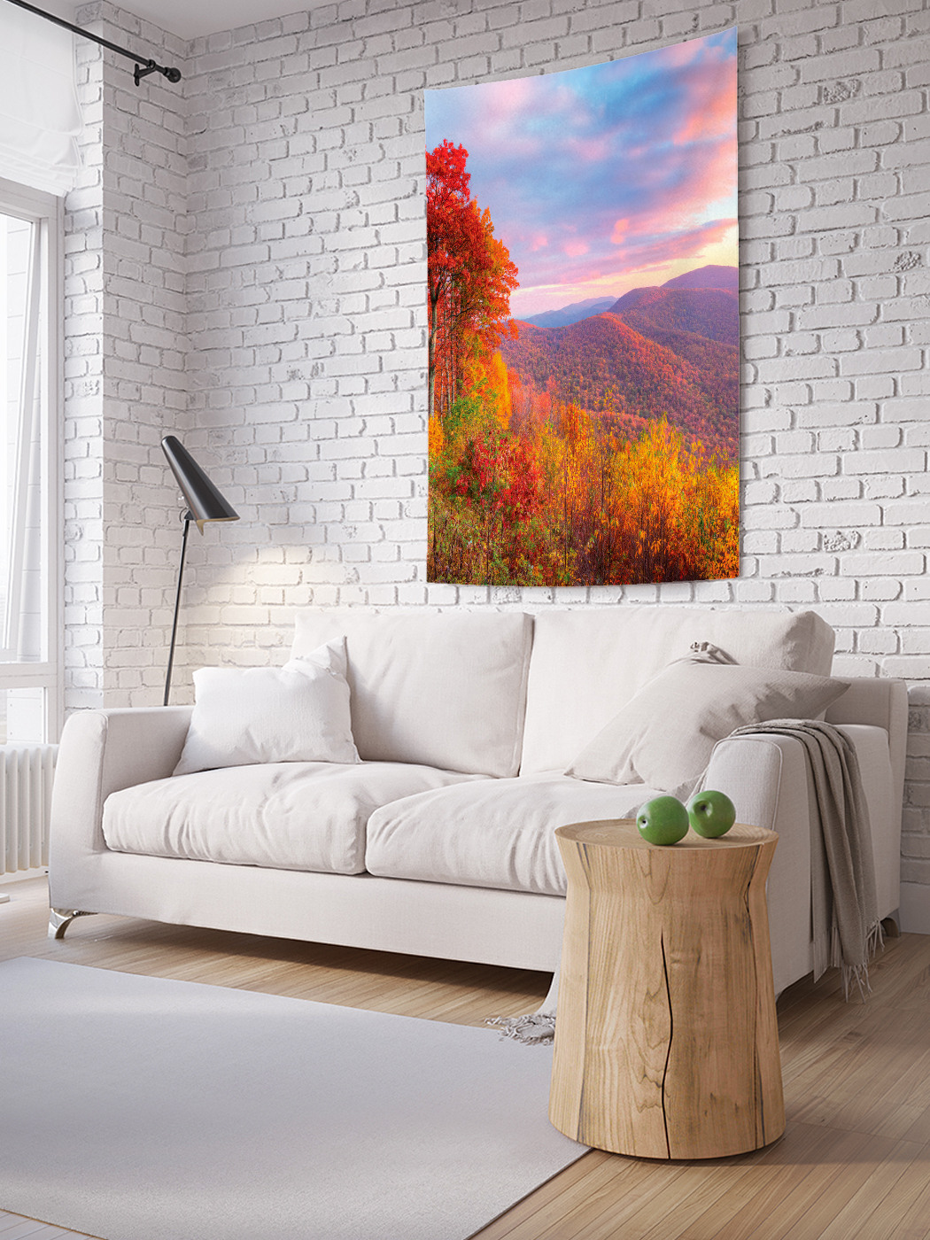 

Вертикальное фотопанно на стену JoyArty Лес на травянистых холмах 150x200 см, Лес на травянистых холмах