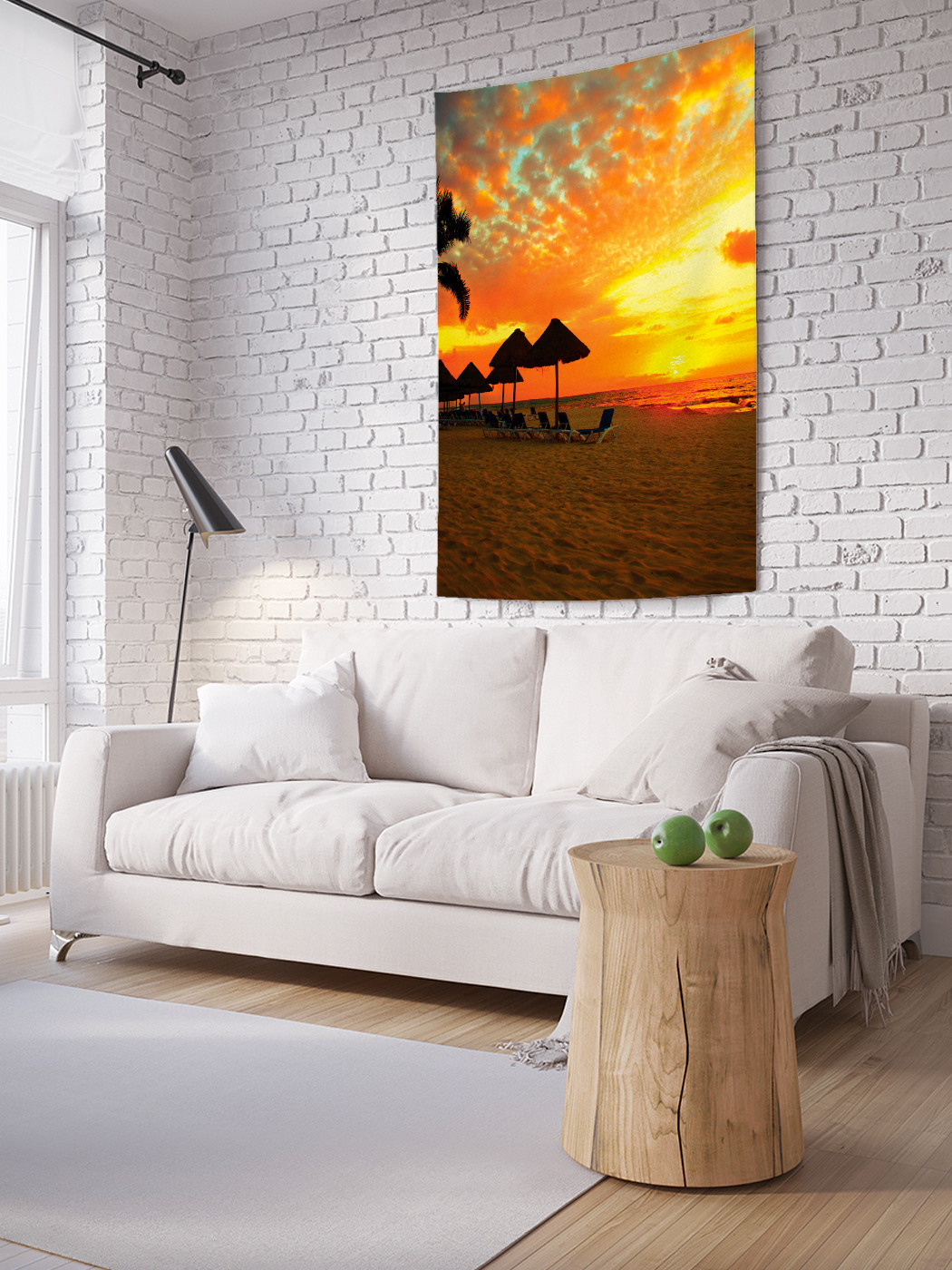 

Вертикальное фотопанно на стену JoyArty Завораживающий закат 150x200 см, Завораживающий закат