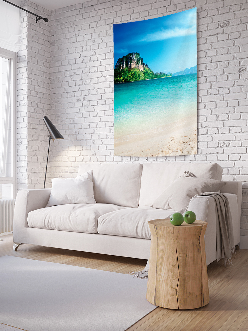 

Вертикальное фотопанно на стену JoyArty Загадочный каменный остров 150x200 см, Загадочный каменный остров