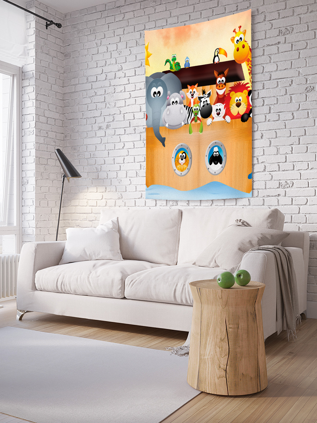 

Вертикальное фотопанно на стену JoyArty Солнечный день на ковчеге 150x200 см, Солнечный день на ковчеге