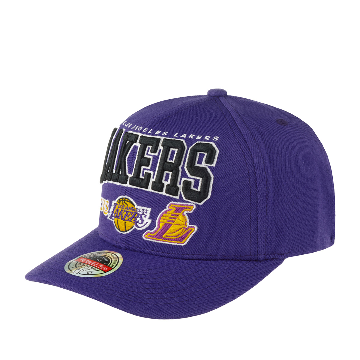 Бейсболка Mitchell & Ness HHSSINTL1264-LALPURP Los Angeles Lakers NBA фиолетовая, one size
