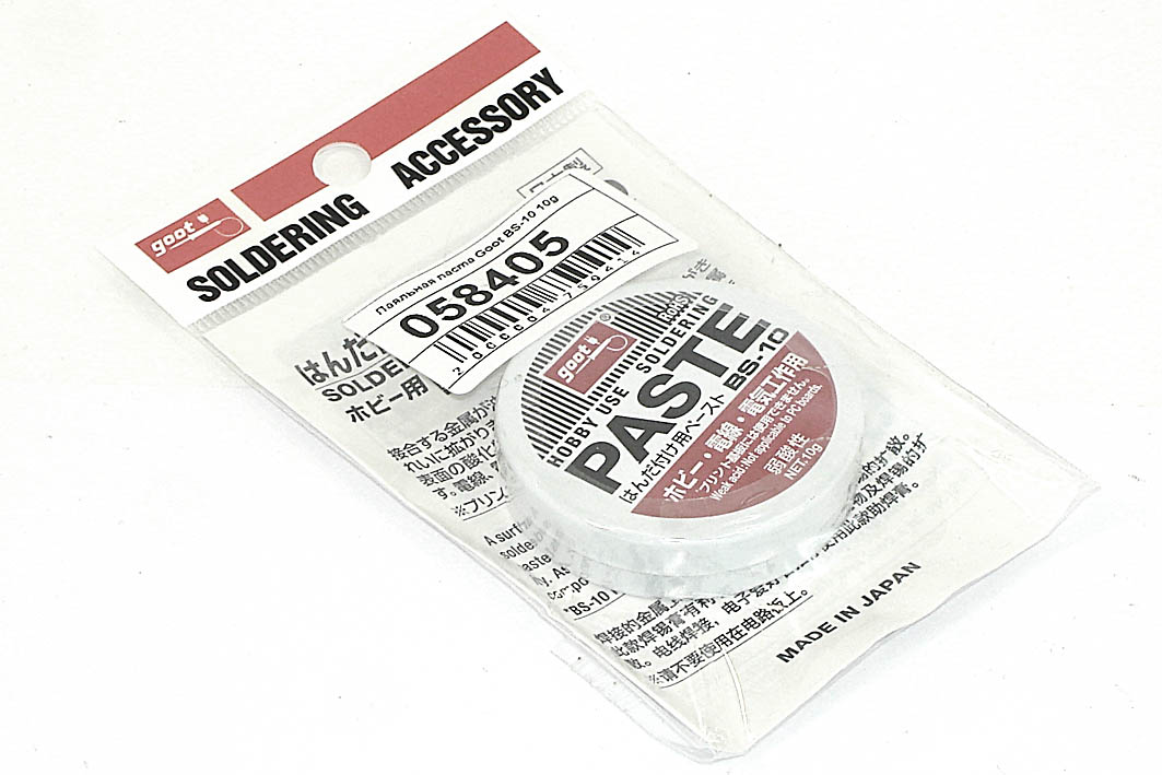 

Паяльная паста Goot BS-10 10g, BS-10
