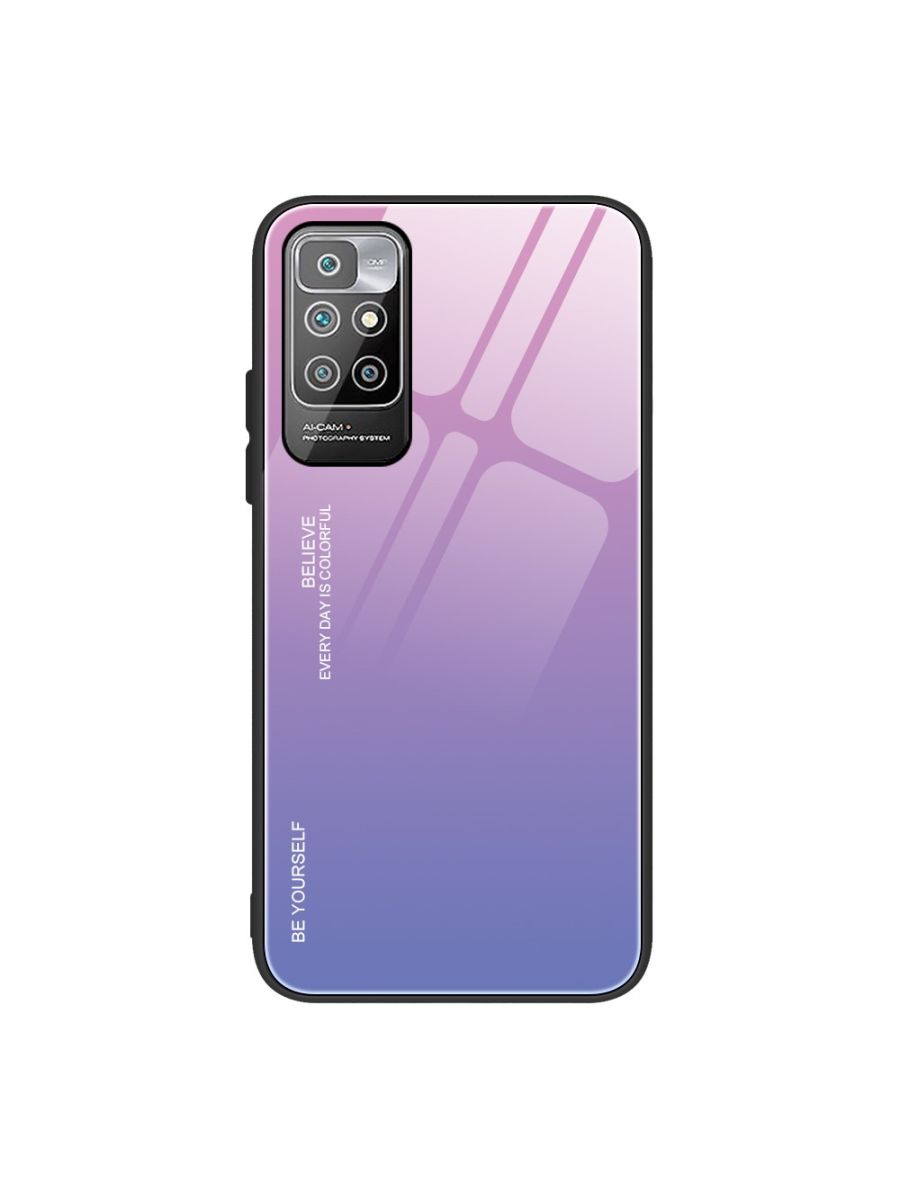 

Чехол Gradation для смартфона Xiaomi Redmi 10/10 Prime Фиолетовый/Розовый