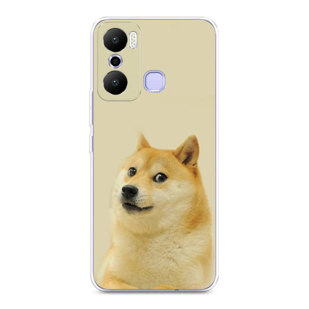 

Чехол Awog на Infinix Hot 20 Play "Собака подозревака", Коричневый;желтый;бежевый, 3103550-9