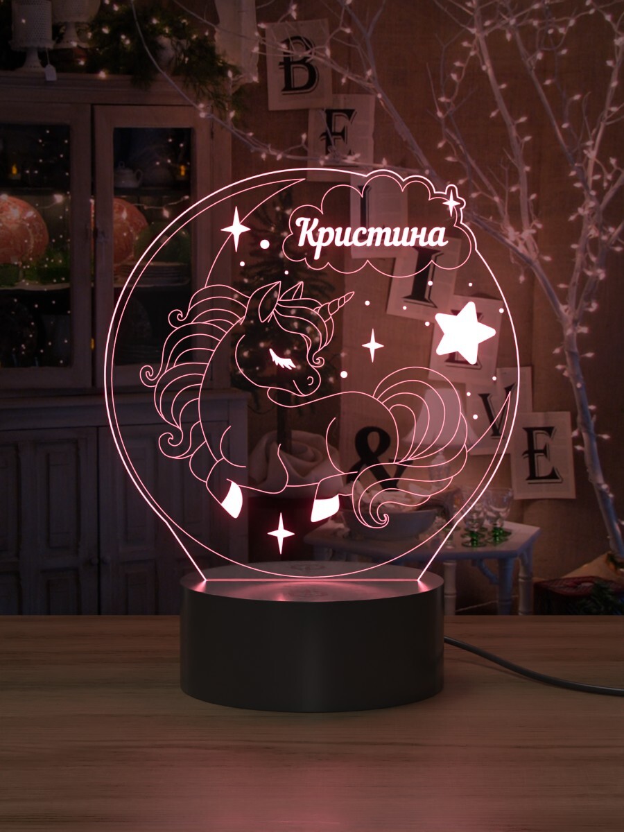 

Ночник Light Insidе детский Единорог Кристина