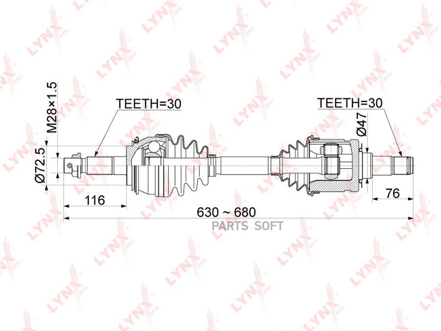 

Привод В Сборе Передний Toyota Hilux Vii 2.5D-3.0D 05-15