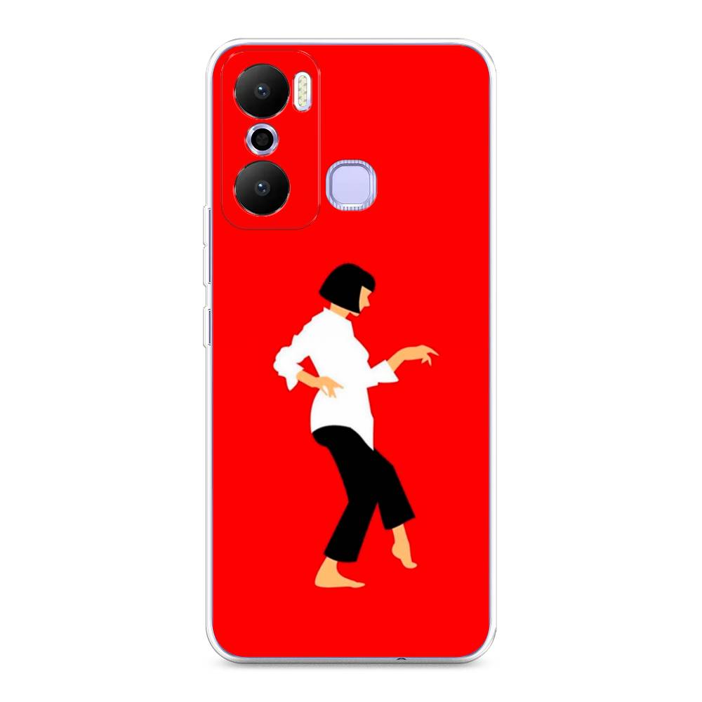 

Чехол Awog на Infinix Hot 20 Play "Криминальное чтиво 1", Красный;белый;черный, 3103550-7