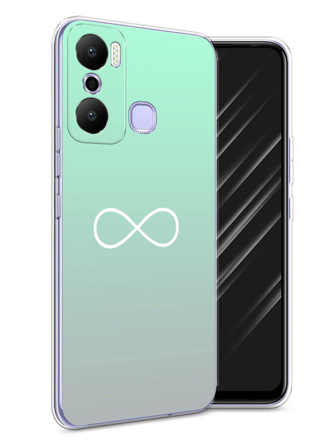 

Чехол Awog на Infinix Hot 20 Play "Бесконечность от Тиффани", Голубой, 3103550-4