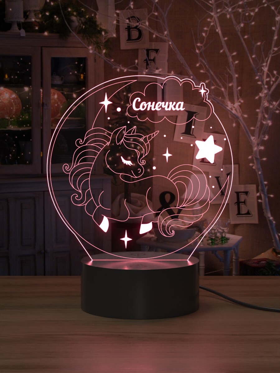 

Ночник Light Insidе детский Единорог Сонечка