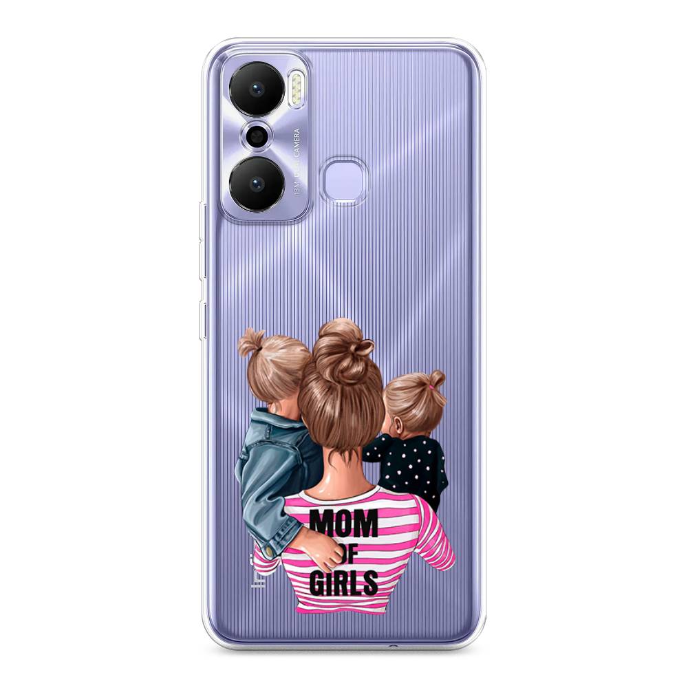 

Чехол Awog на Infinix Hot 20 Play "Mom of Girls", Разноцветный, 3103550-6