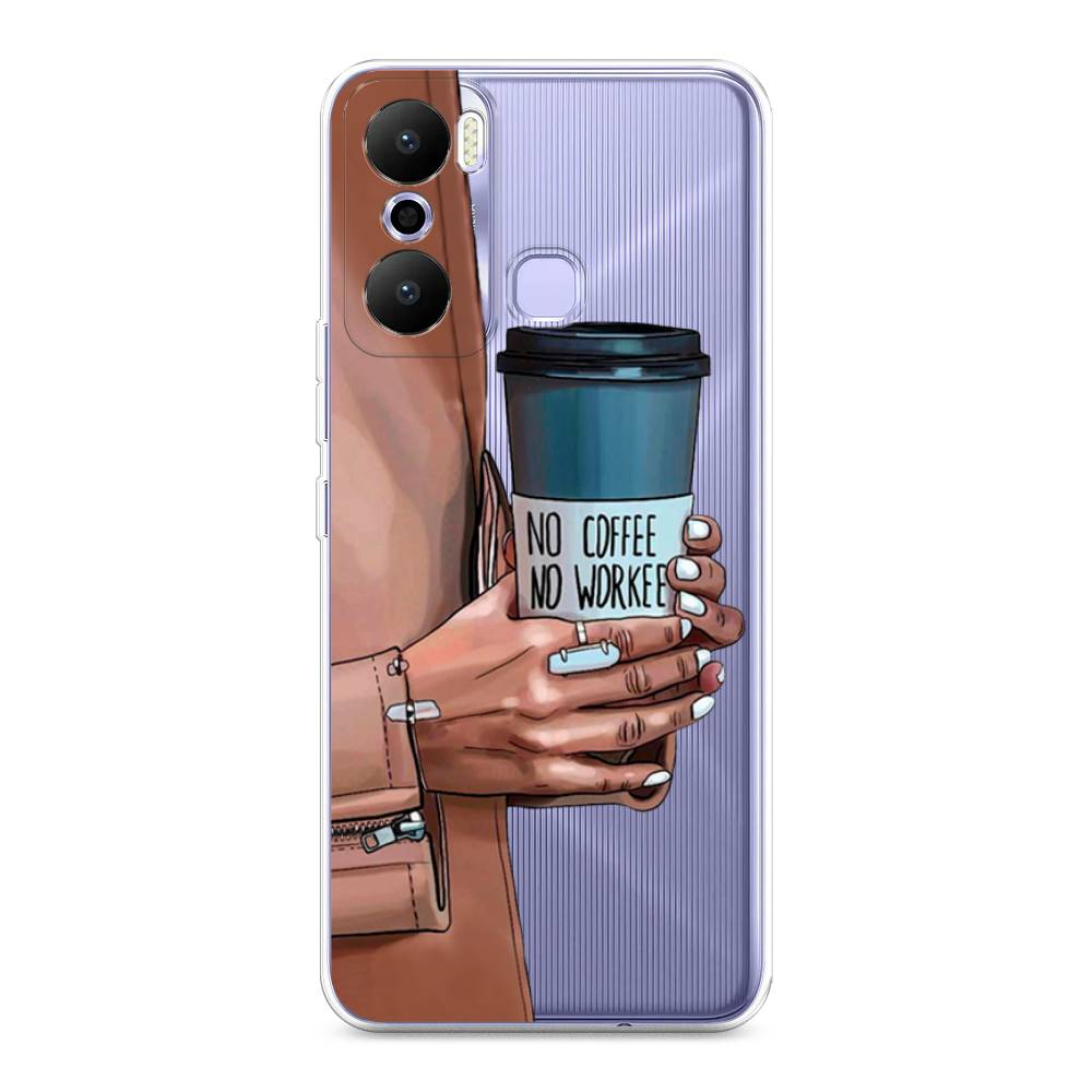

Чехол Awog на Infinix Hot 20 Play "No coffee", Синий;бежевый;коричневый, 3103550-7