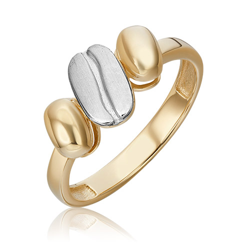 

Кольцо из комбинированного золота р. 18 PLATINA jewelry 01-5562-00-000-1121, 01-5562-00-000-1121