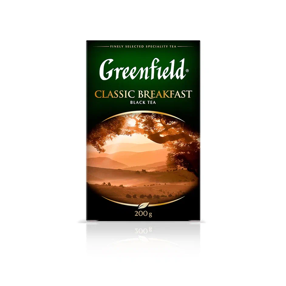 

Чай чёрный Greenfield Classic Breakfast, листовой, 200 г