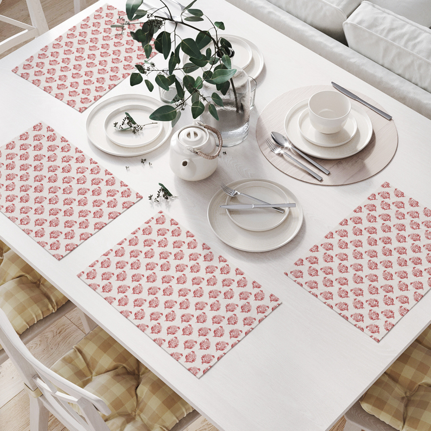 

Комплект салфеток JoyArty "Цветочное искусство" (32х46 см, 4 шт.), Цветочное искусство