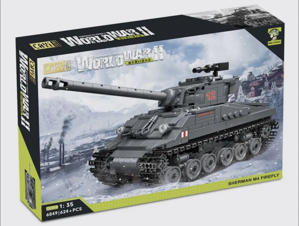 

Конструктор танк Шерман M4 624дет