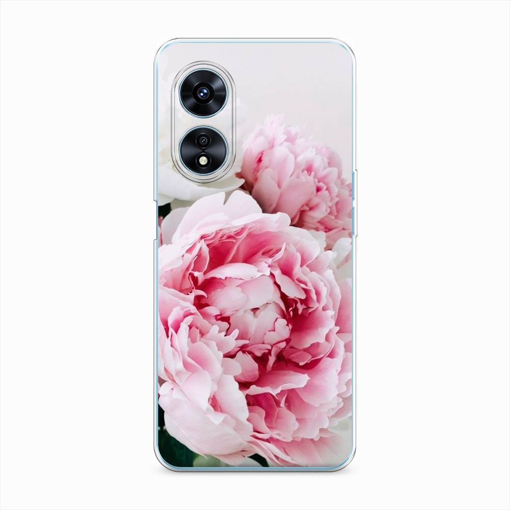 

Чехол на Oppo A97 "Розовые и белые пионы", Розовый;белый, 2511050-2