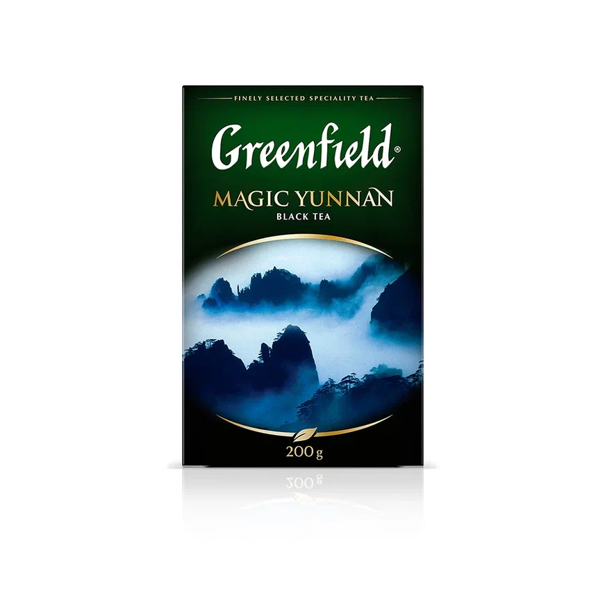 фото Чай черный листовой greenfield magic yunnan 200 г