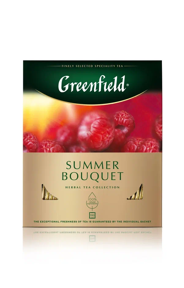 

Напиток чайный Greenfield Summer Bouquet, 100 пакетиков