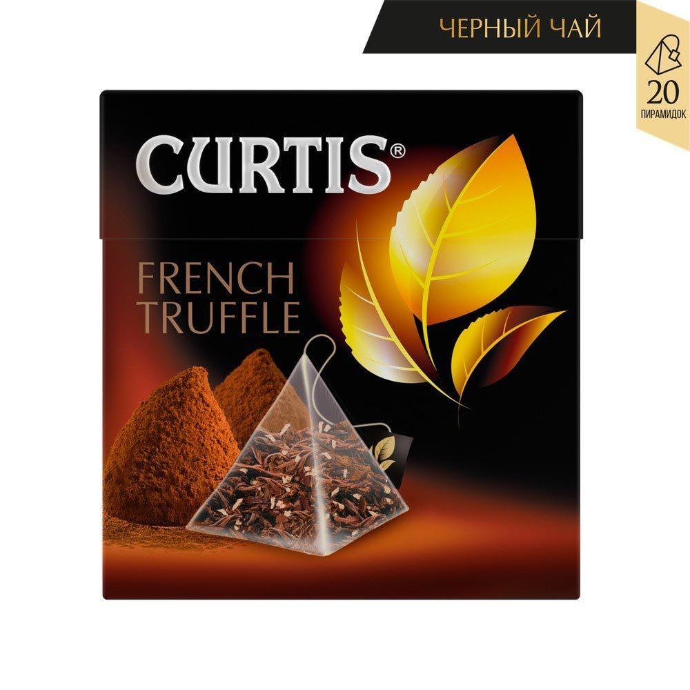 фото Чай curtis french truffle черный с добавками 20 пирамидок