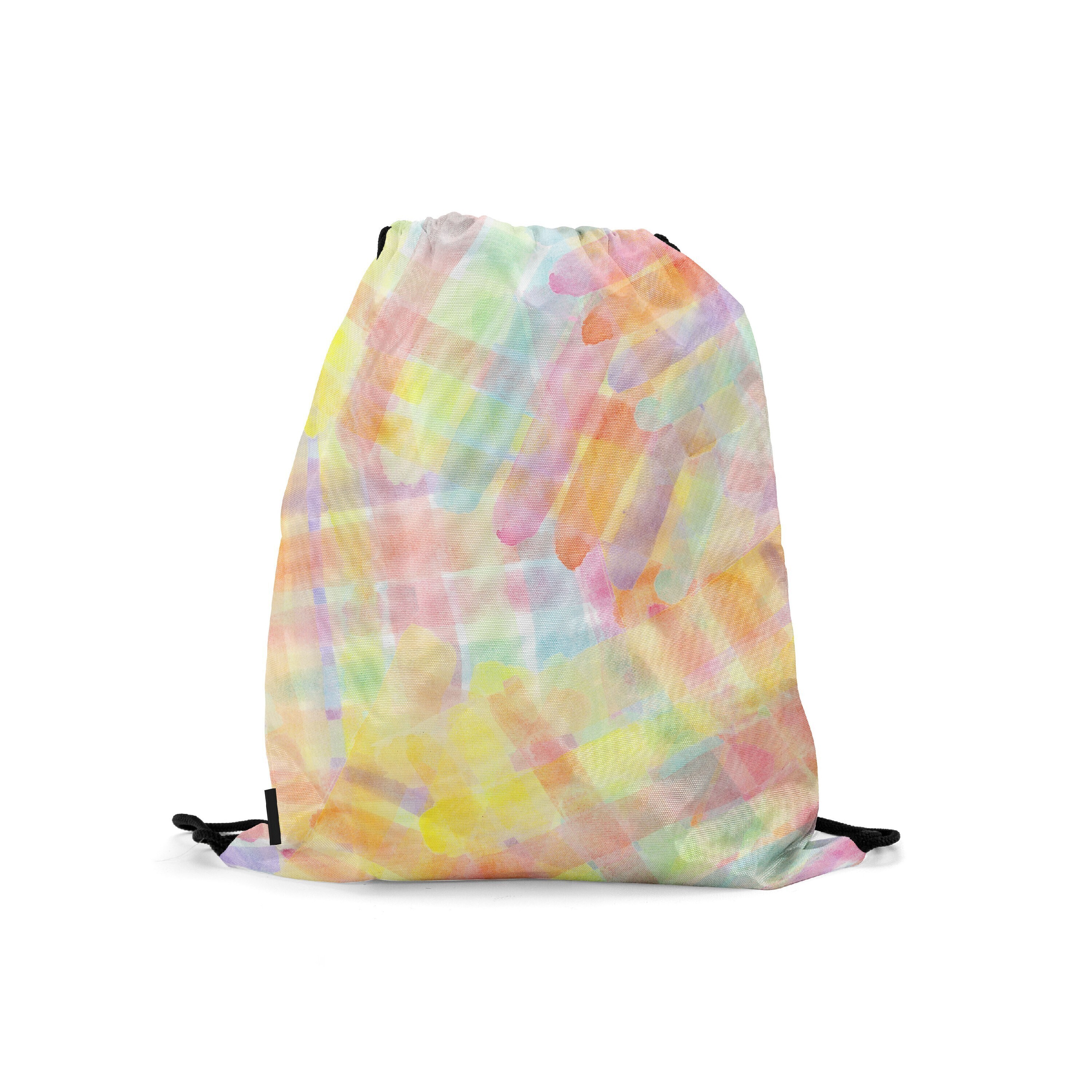 

Мешок-рюкзак для сменной обуви Burnettie RainbowWatercolorSeamlessPattern11, Разноцветный