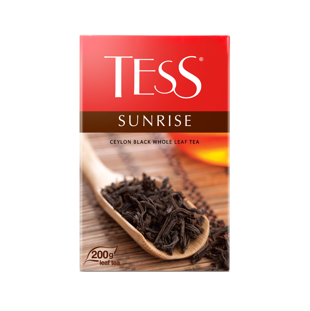 фото Чай черный листовой tess sunrise 200 г