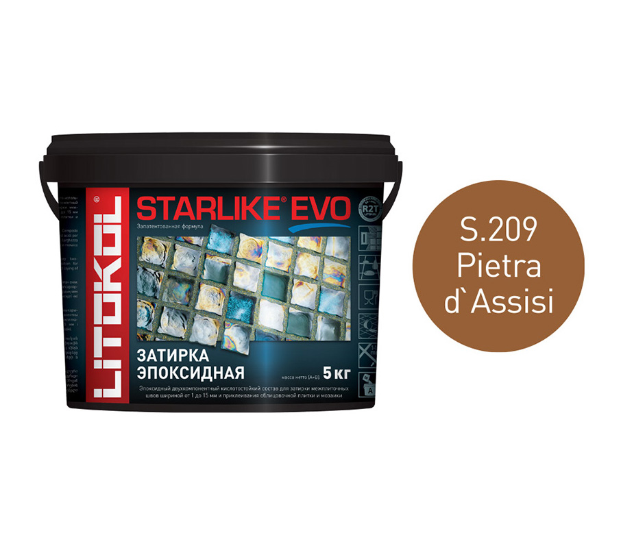 фото Затирка litokol starlike evo s.209 pietra dassisi, 5 кг