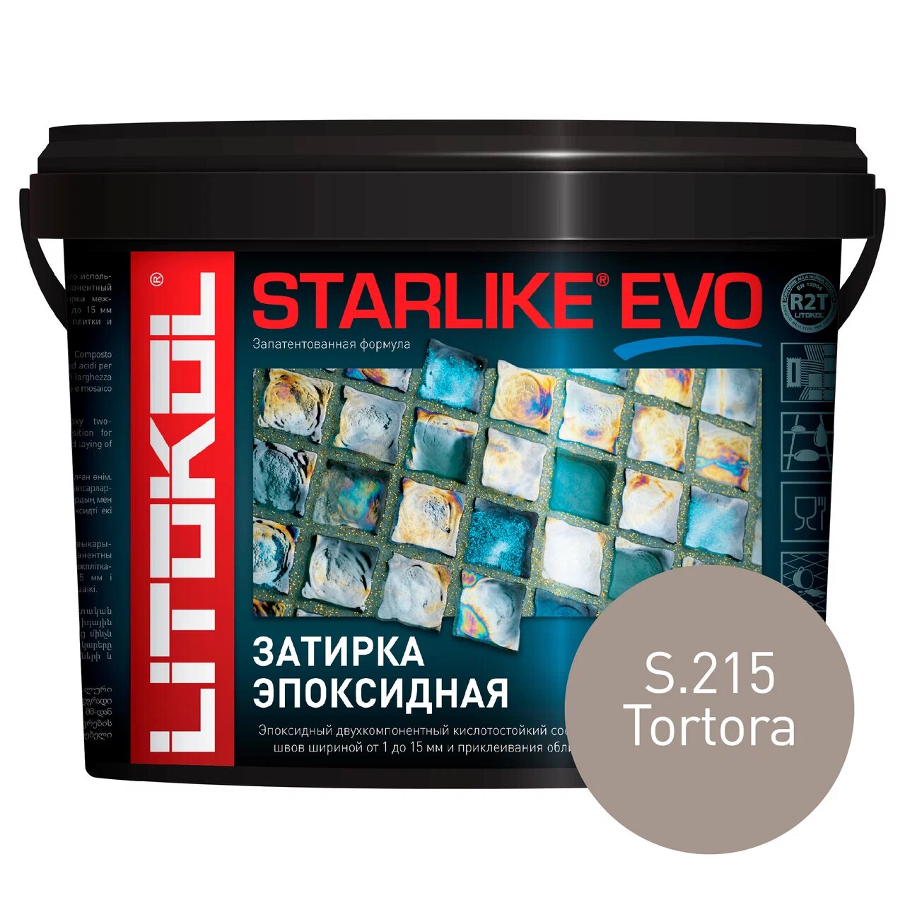 фото Затирка litokol starlike evo s.215 tortora, 5 кг