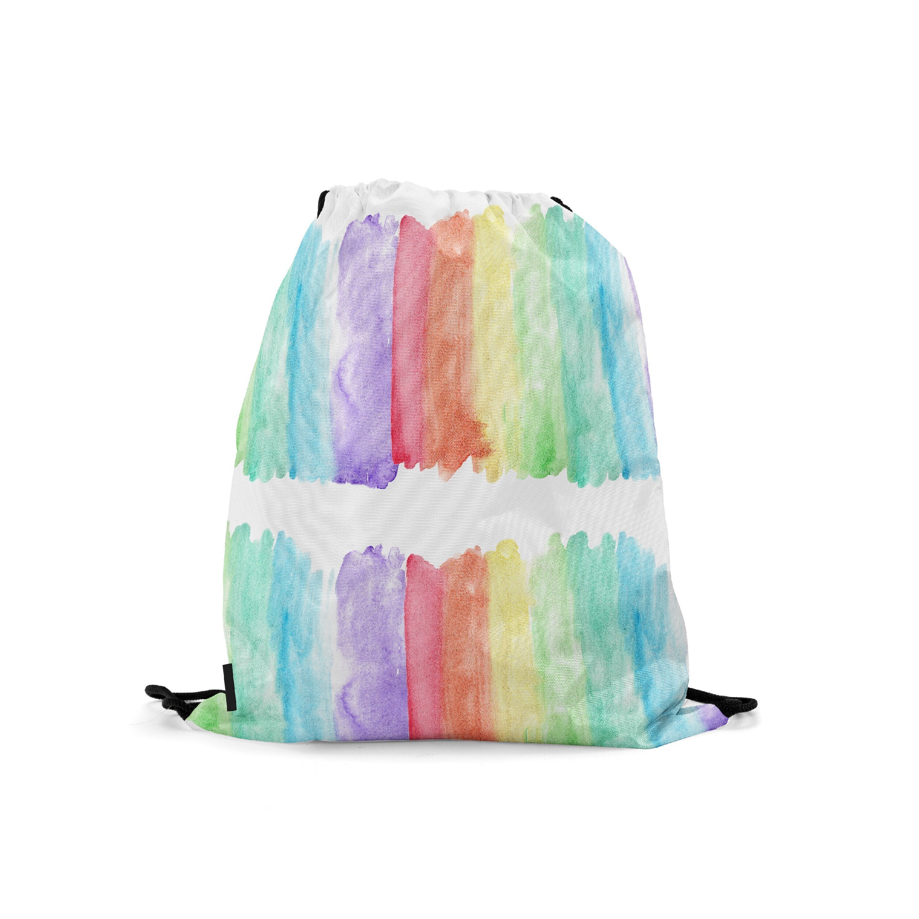 Мешок-рюкзак для сменной обуви Burnettie RainbowWatercolorSeamlessPattern17