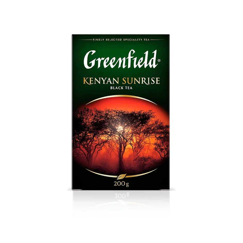 фото Чай чёрный greenfield kenyan sunrise, листовой, 200 г