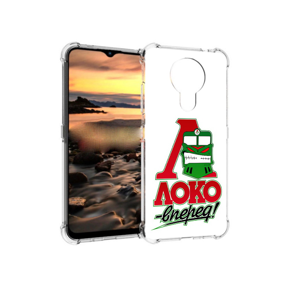 

Чехол MyPads Tocco для Nokia 1.4 ФК локо вперед (PT159954.115.181), Прозрачный, Tocco