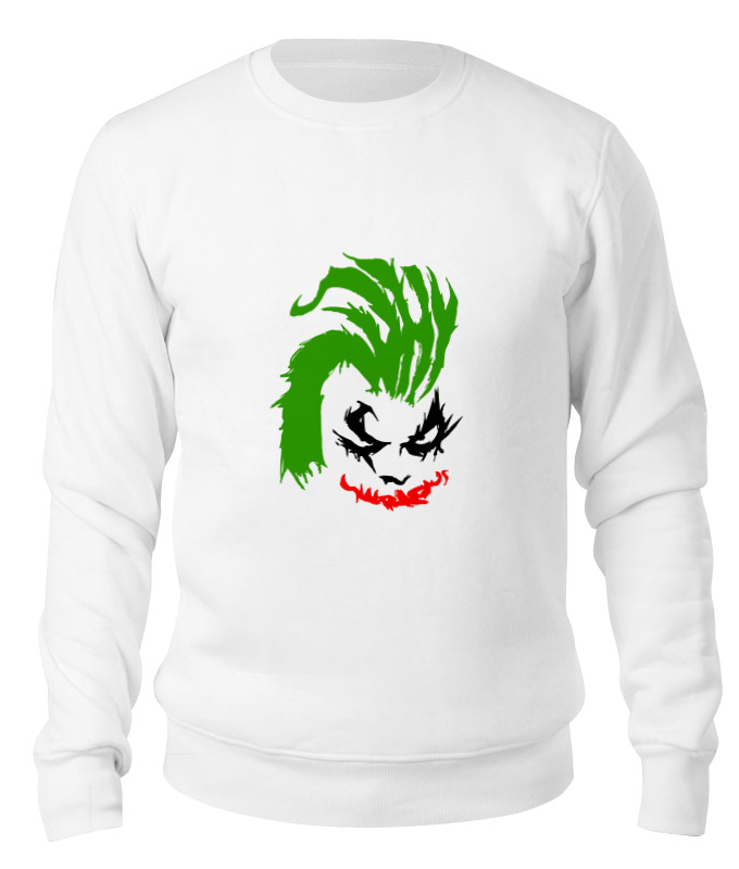 

Свитшот унисекс Printio Why so serious (joker) белый M, Why so serious (joker)
