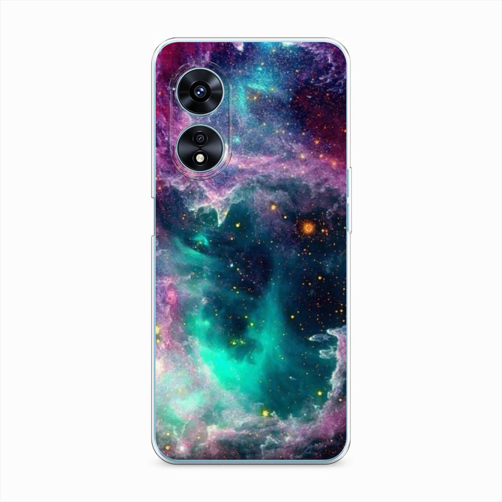 

Чехол на Oppo A97 "Звездные облака", Розовый;бежевый, 2511050-2