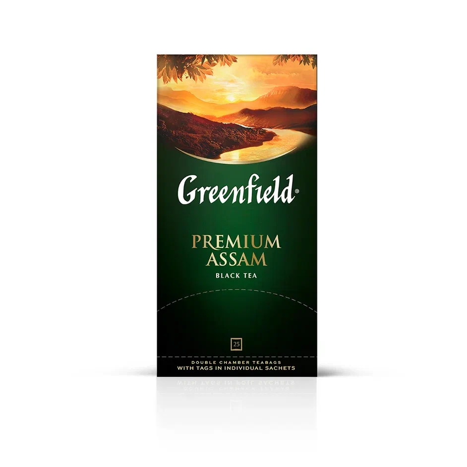 

Чай чёрный Greenfield Premium Assam, 25 пакетиков