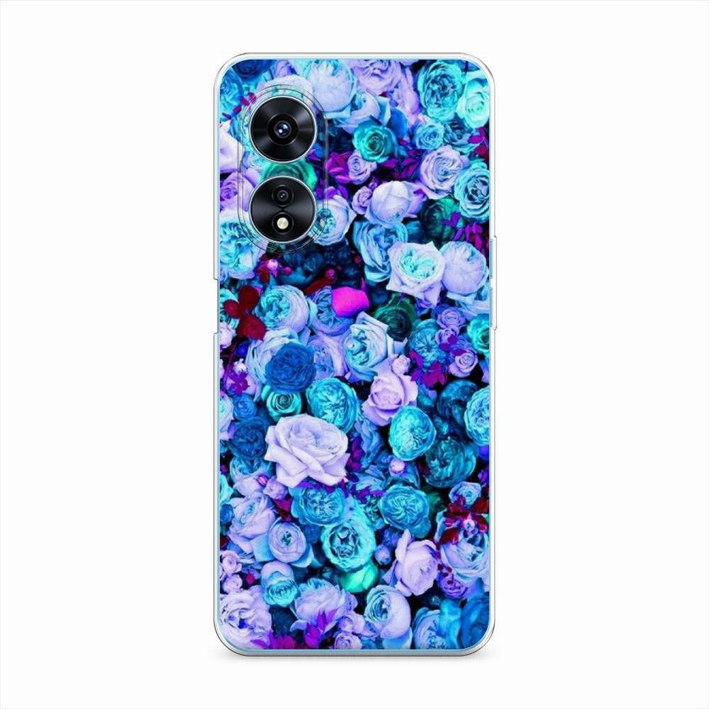 

Чехол на Oppo A97 "Цветочный ковер", Фиолетовый, 2511050-2
