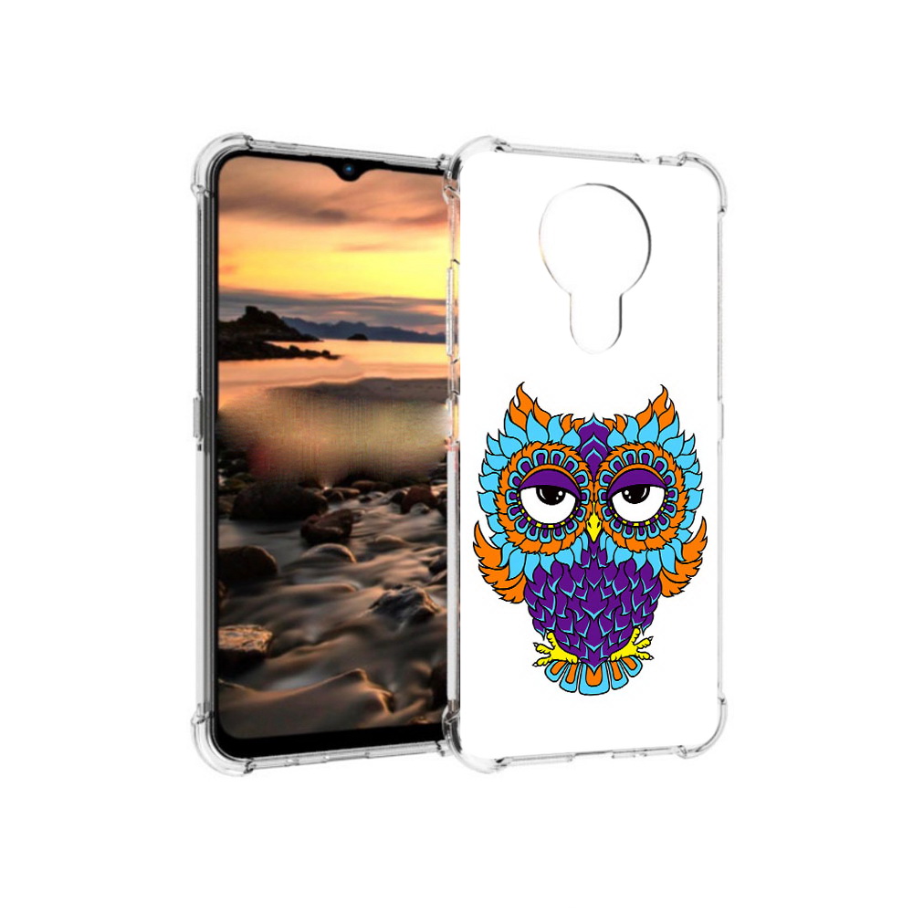 

Чехол MyPads Tocco для Nokia 1.4 Цветная сова (PT159954.115.198), Прозрачный, Tocco