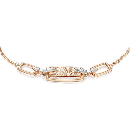 

Браслет из золота р. 16 PLATINA jewelry 05-0759-00-201-1111, топаз, 05-0759-00-201-1111