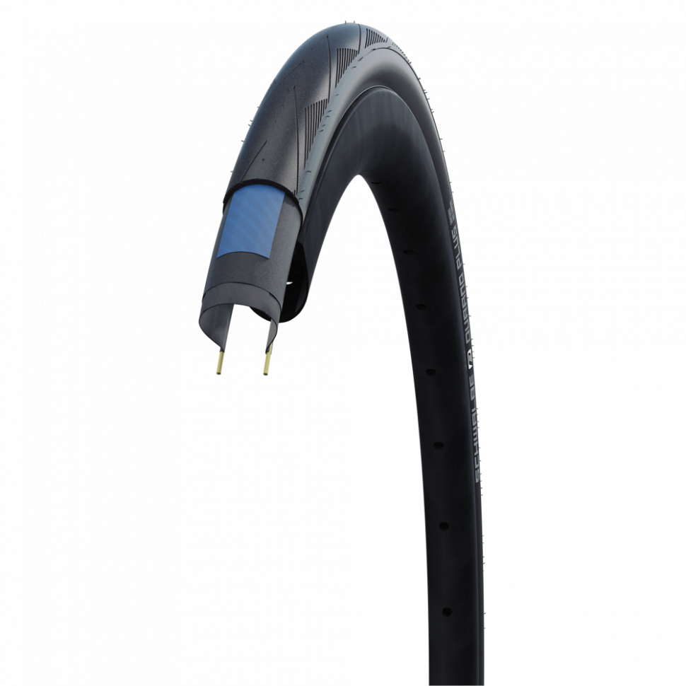 

Покрышка велосипедная SCHWALBE 700x23C, 23-622, HS464 DC 67EPI черно-серая, Черный, HS464