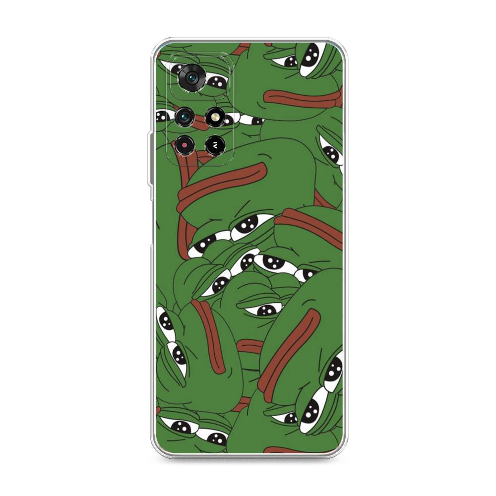 

Чехол Awog на Xiaomi Redmi Note 11 5G "Печальный frog", Разноцветный, 311950-9